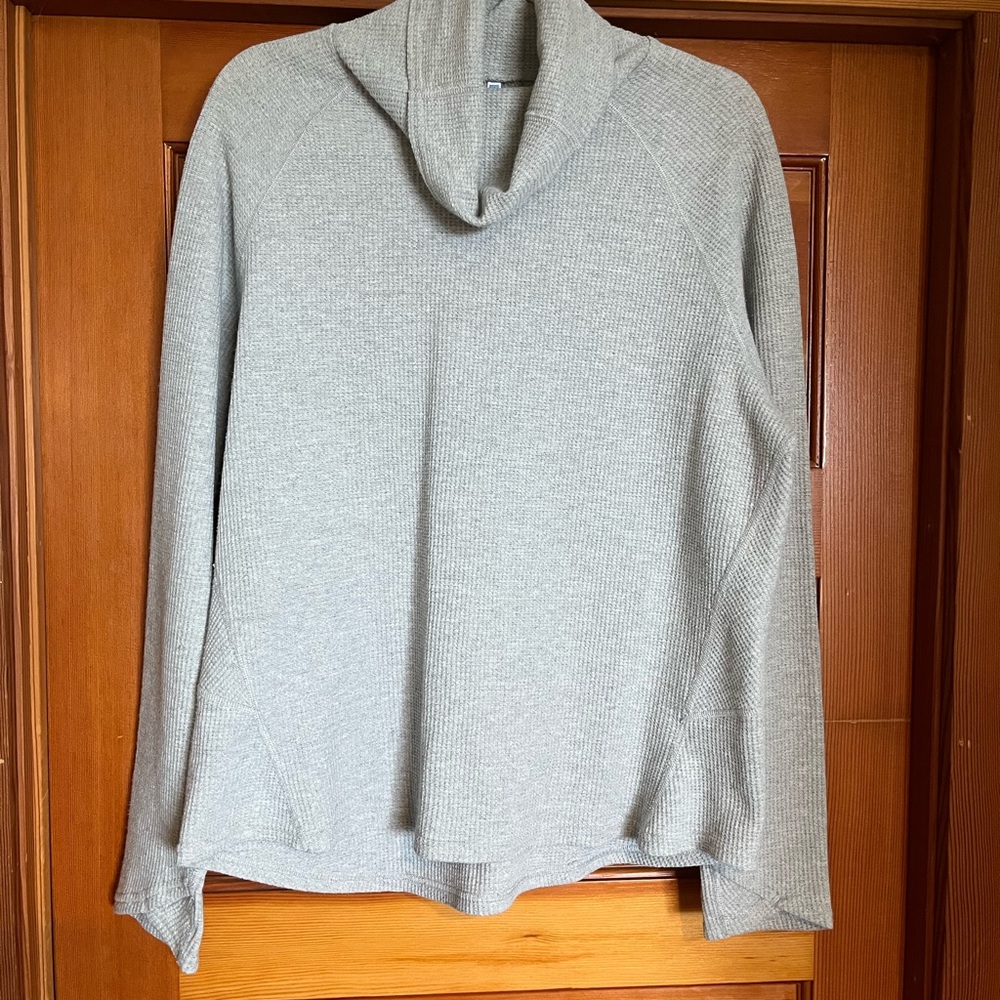 Kuhl Gray Waffle Knit Sweater XL